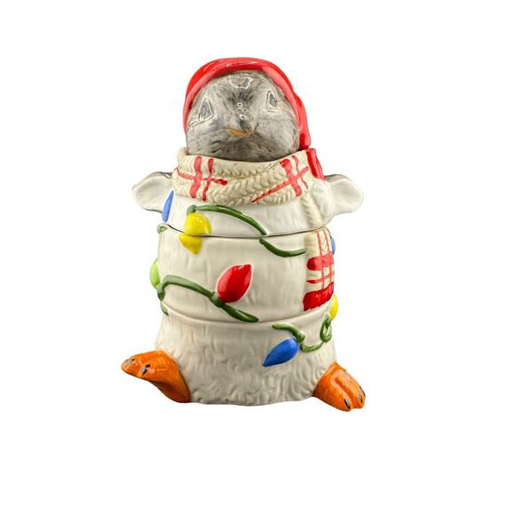 Pier 1 Christmas Holiday Penguin Stacking Decorative Measuring Cups - Picture 1 of 6